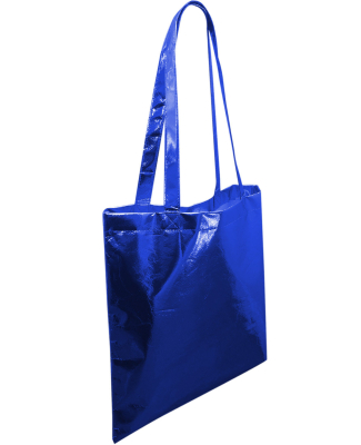 Liberty Bags FT003M Easy Print Metallic Tote Bag in Royal