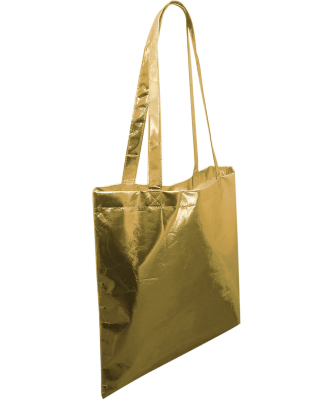 Liberty Bags FT003M Easy Print Metallic Tote Bag in Gold