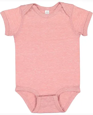 Rabbit Skins 4491 Infant Harborside Melange Jersey in Mauvelous mlange