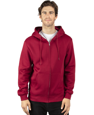 Threadfast Apparel 320Z Unisex Ultimate Fleece Ful in Burgundy