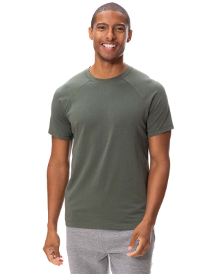 Threadfast Apparel 382R Unisex Impact Raglan T-Shi in Army