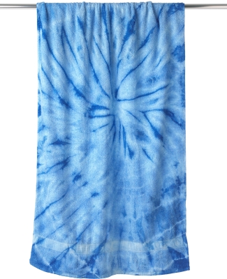 Tie-Dye CD7000 Beach Towel SPIDER BABY BLUE