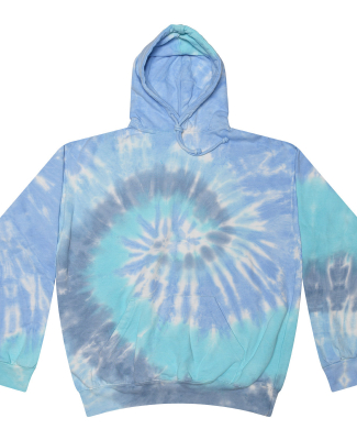 Tie-Dye CD877 Adult 8.5 oz. d Pullover Hood in Lagoon