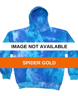 Tie-Dye CD877 Adult 8.5 oz. d Pullover Hood SPIDER GOLD