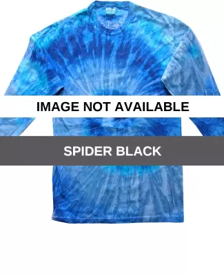 Tie-Dye CD2000Y Youth Long-Sleeve Tee SPIDER BLACK