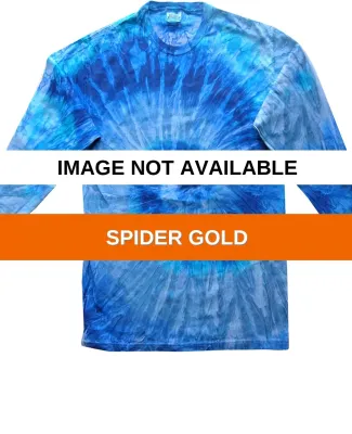 Tie-Dye CD2000Y Youth Long-Sleeve Tee SPIDER GOLD