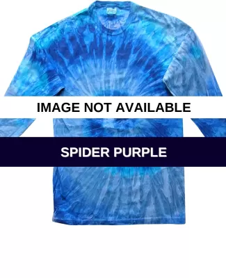 Tie-Dye CD2000Y Youth Long-Sleeve Tee SPIDER PURPLE