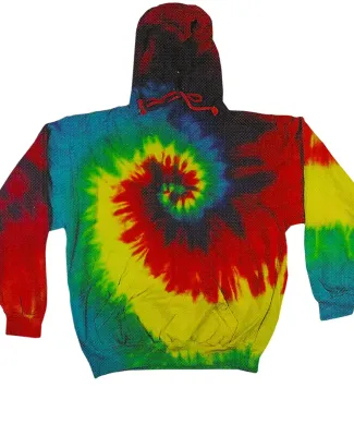 Tie-Dye CD877Y Youth 8.5 oz. d Pullover Hooded Swe REACTIVE RAINBOW