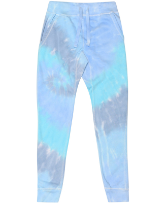 Tie-Dye CD8999 Ladies' Jogger Pant in Lagoon