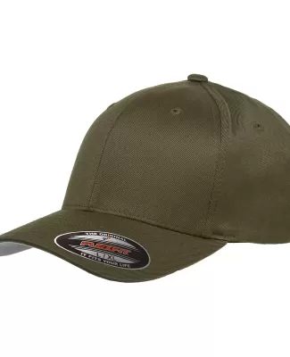 Yupoong-Flex Fit 6277 Adult Wooly 6-Panel Cap OLIVE