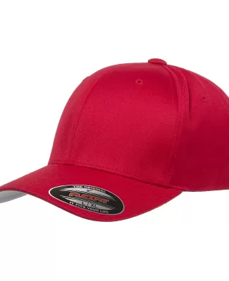 Yupoong-Flex Fit 6277 Adult Wooly 6-Panel Cap RED