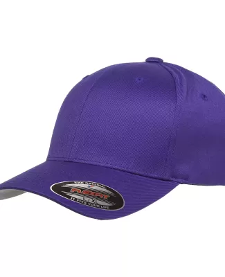Yupoong-Flex Fit 6277 Adult Wooly 6-Panel Cap PURPLE