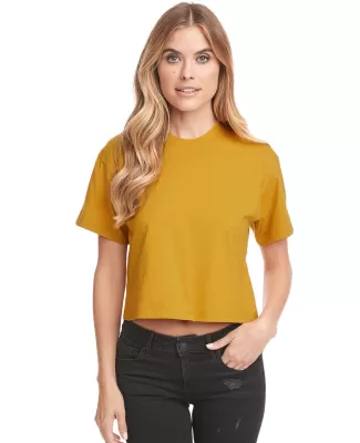Next Level Apparel 1580 Ladies' Ideal Crop T-Shirt in Antique gold