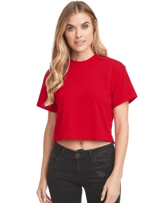 Next Level Apparel 1580 Ladies' Ideal Crop T-Shirt in Red