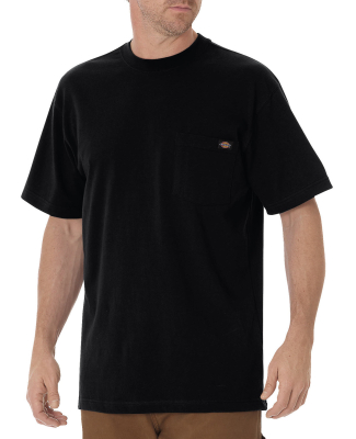 Dickies WS436 Men's Short-Sleeve Pocket T-Shirt in Black