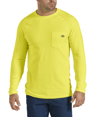 Dickies SL600 Men's Temp-iQ Performance Cooling Lo in Bright yellow