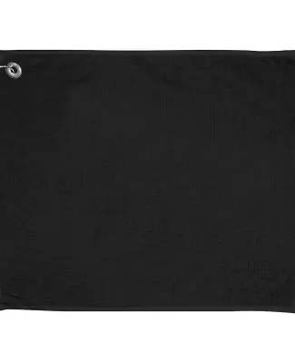 Carmel Towel Company C162523GH Golf Towel with Gro in Black