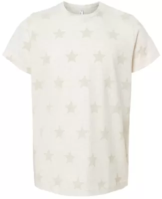 Code V 2229 Youth Five Star Tee NATURAL HTH STAR