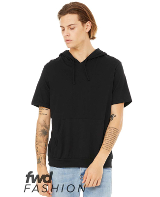 Bella + Canvas 3514 FWD Fashion Men's Jersey Short BLACK