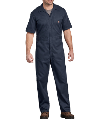 Dickies 33274 Men's FLEX Short-Sleeve Coverall in Dark navy _2xl