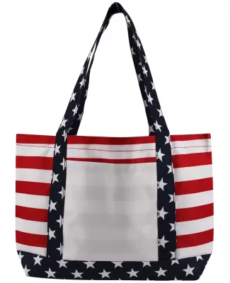 Liberty Bags OAD5052 OAD Americana Boat Tote RED/ WHITE/ BLUE