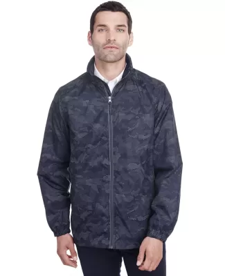 North End NE711 Men's Rotate Reflective Jacket CLASSC NVY/ CRBN