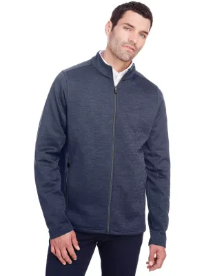 North End NE712 Men's Flux 2.0 Full-zip Jacket CLSC NVY HT/ CRB