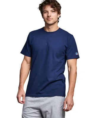 Russell Athletic 600MRUS Unisex Cotton Classic T-S in Navy