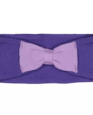 Rabbit Skins 4454 Infant Bow Tie Headband in Purple/ lavender