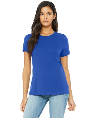Bella + Canvas 6400 Ladies' Relaxed Jersey Short-S in True royal