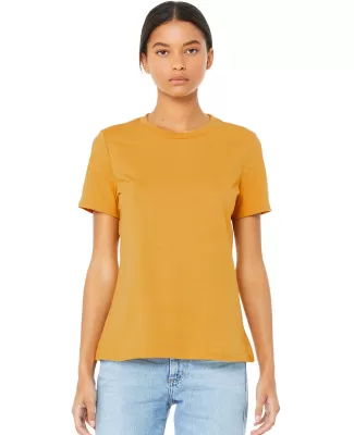 Bella + Canvas 6400 Ladies' Relaxed Jersey Short-S in Mustard