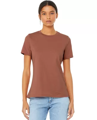 Bella + Canvas 6400 Ladies' Relaxed Jersey Short-S in Terracotta