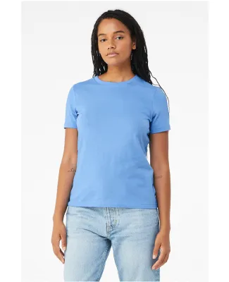 Bella + Canvas 6400 Ladies' Relaxed Jersey Short-S in Carolina blue