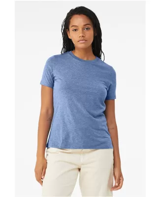 Bella + Canvas 6400 Ladies' Relaxed Triblend T-Shi in Blue triblend