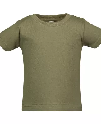 Rabbit Skins 3401 Infant Cotton Jersey T-Shirt in Military green