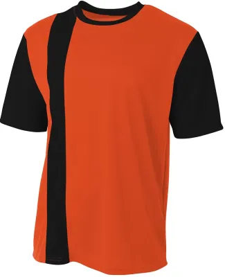 A4 Apparel NB3016 Youth Legend Soccer Jersey ORANGE/ BLACK