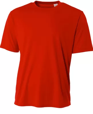 A4 Apparel N3402 Men's Sprint Performance T-Shirt in Scarlet