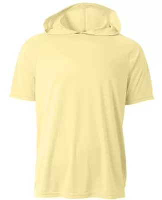 A4 Apparel N3408 Men's Cooling Performance Hooded  in Light yellow