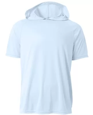 A4 Apparel N3408 Men's Cooling Performance Hooded  in Pastel blue