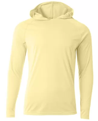 A4 Apparel N3409 Men's Cooling Performance Long-Sl in Light yellow