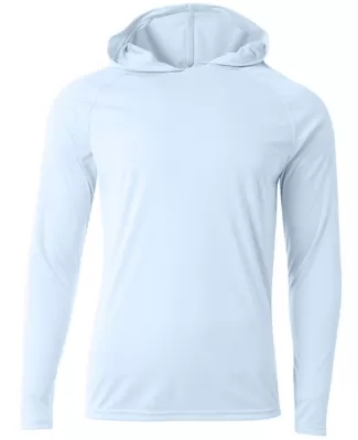 A4 Apparel N3409 Men's Cooling Performance Long-Sl in Pastel blue