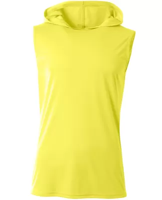 A4 Apparel N3410 Men's Cooling Performance Sleevel in Safety yellow
