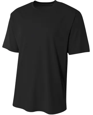 A4 Apparel NB3402 Youth Sprint Performance T-Shirt in Black