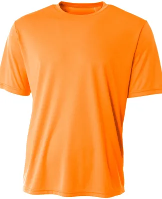 A4 Apparel NB3402 Youth Sprint Performance T-Shirt in Safety orange