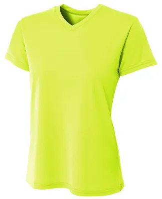 A4 Apparel NW3402 Ladies' Sprint Performance V-Nec in Lime