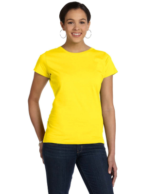 LA T 3516 Ladies' Fine Jersey T-Shirt in Yellow