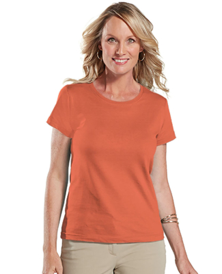 LA T 3516 Ladies' Fine Jersey T-Shirt in Papaya