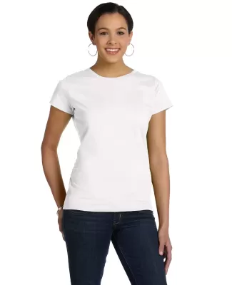 LA T 3516 Ladies' Fine Jersey T-Shirt WHITE