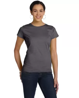 LA T 3516 Ladies' Fine Jersey T-Shirt CHARCOAL