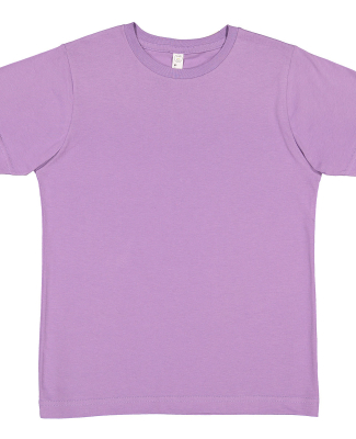 LA T 6101 Youth Fine Jersey T-Shirt in Lavender
